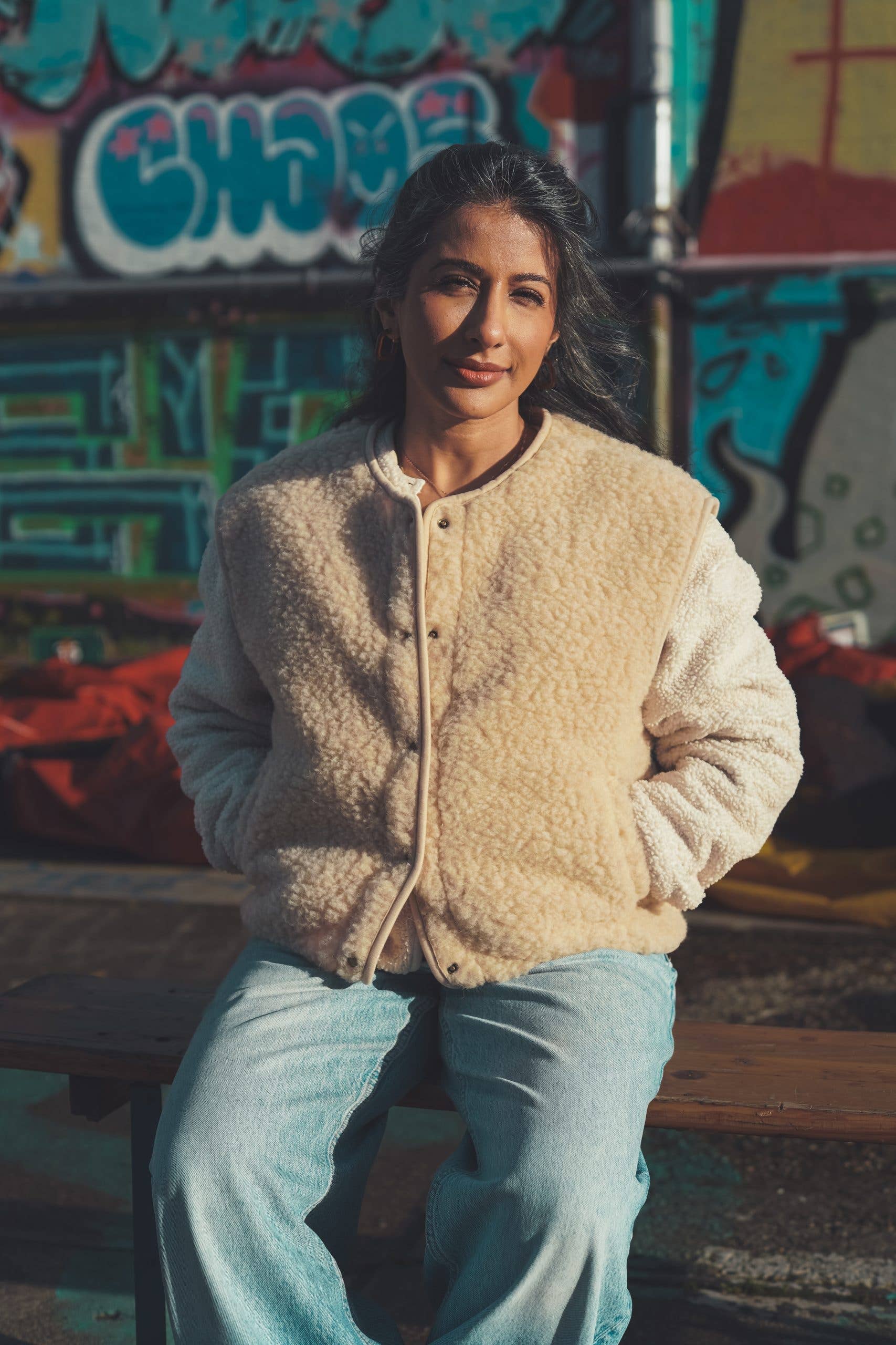 Wollen Bodywarmer - Nova Latte