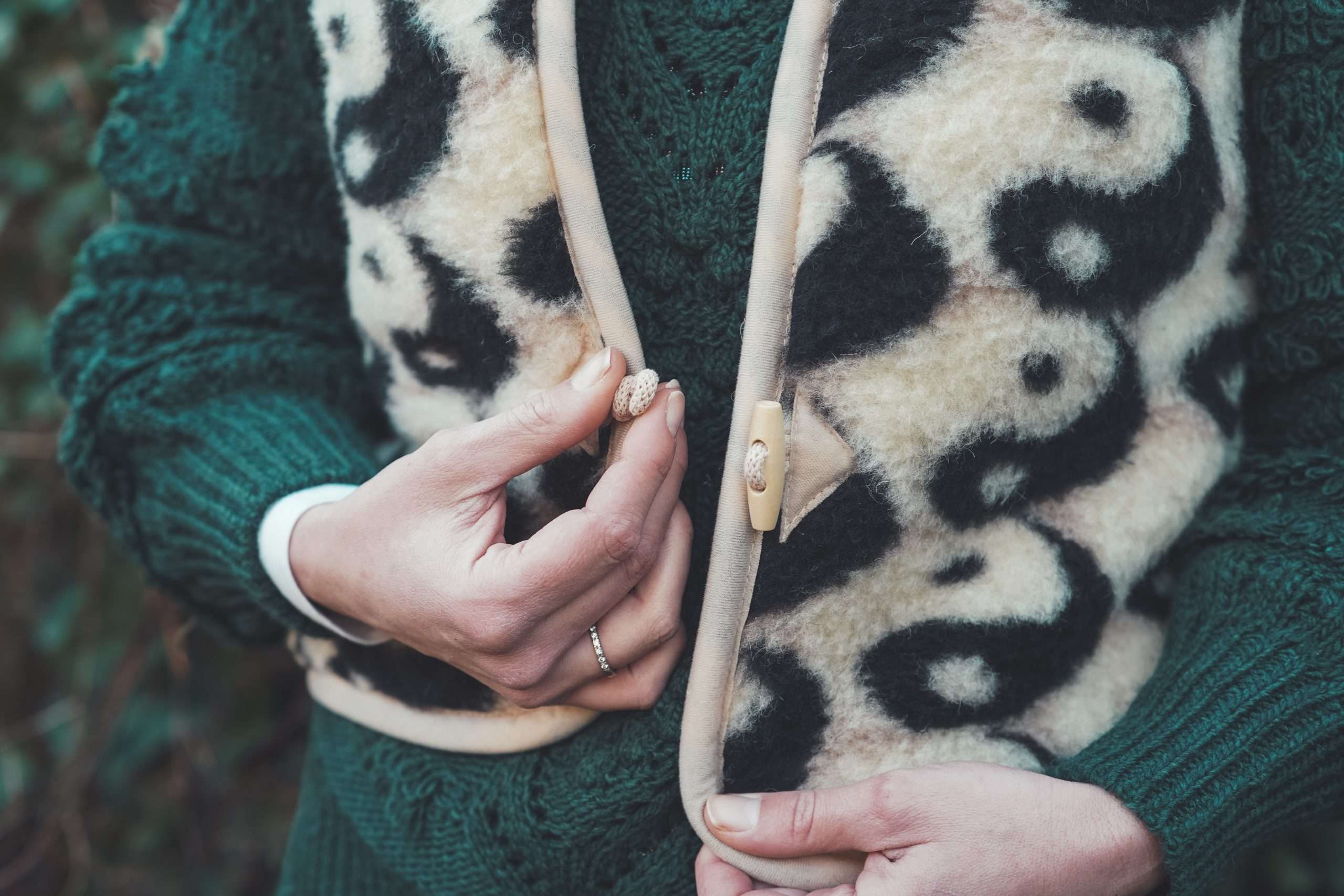 Wollen Bodywarmer - Yin Yang Shorty