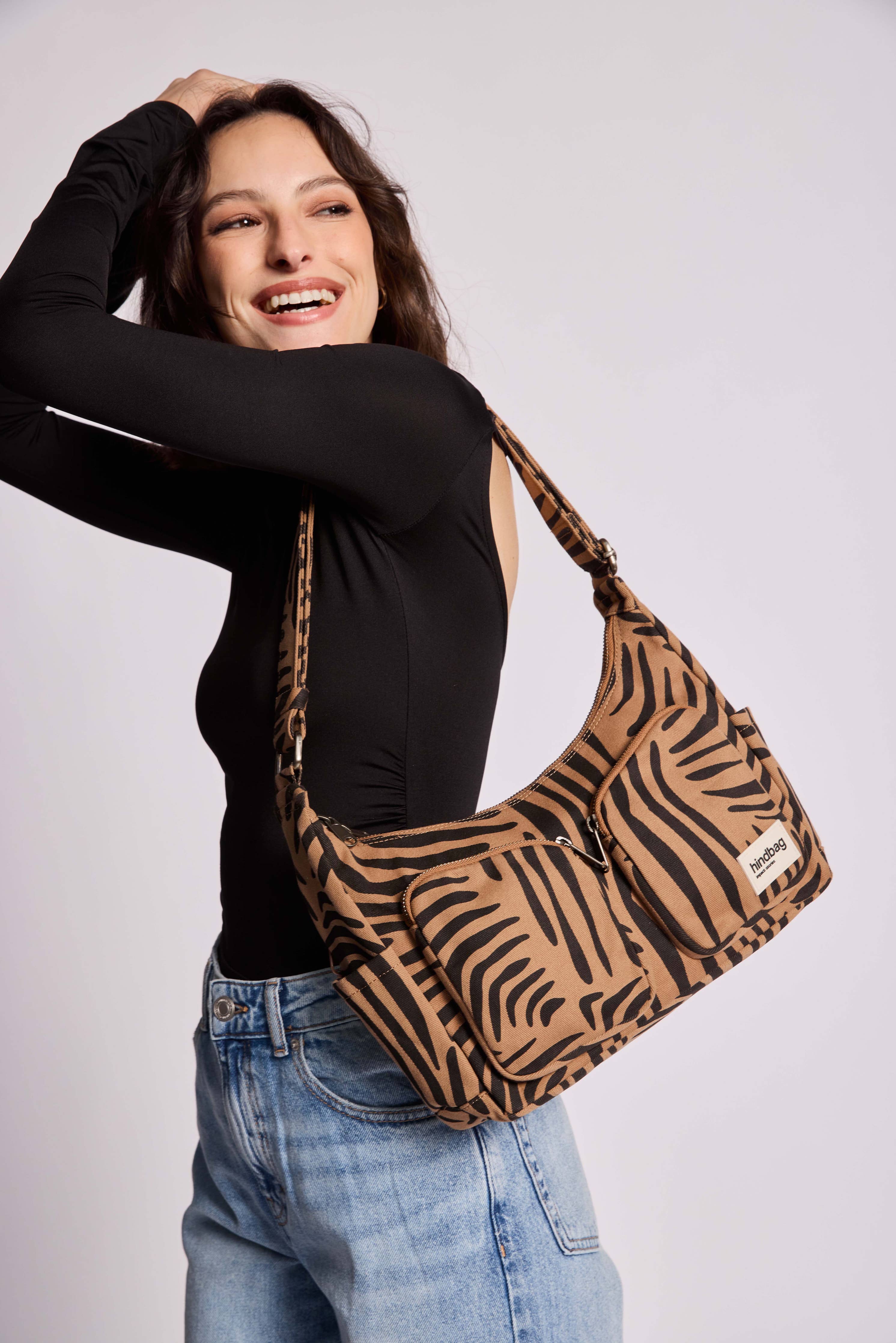 Mehrfachtasche Emile Tiger Zimt