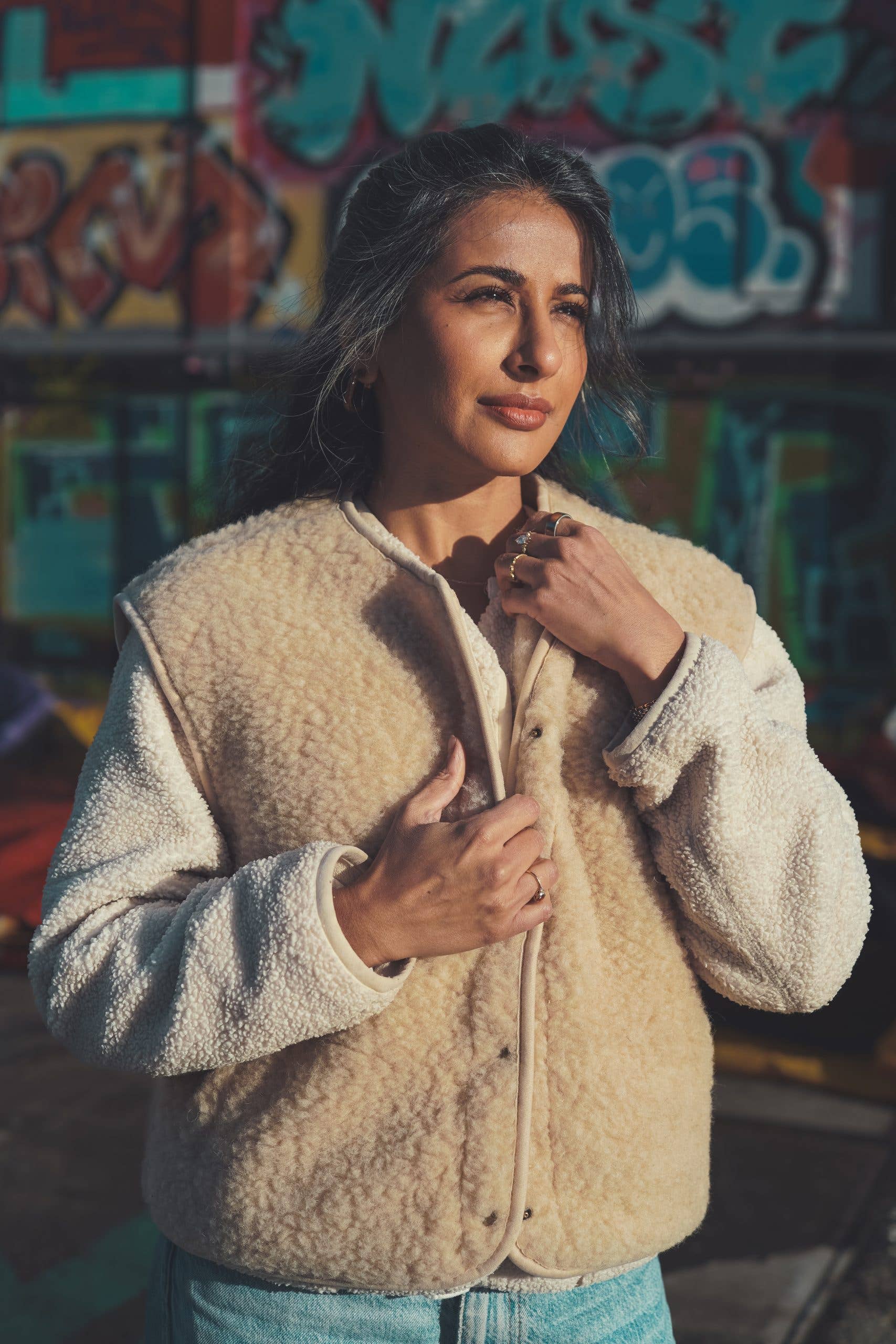 Wollen Bodywarmer - Nova Latte