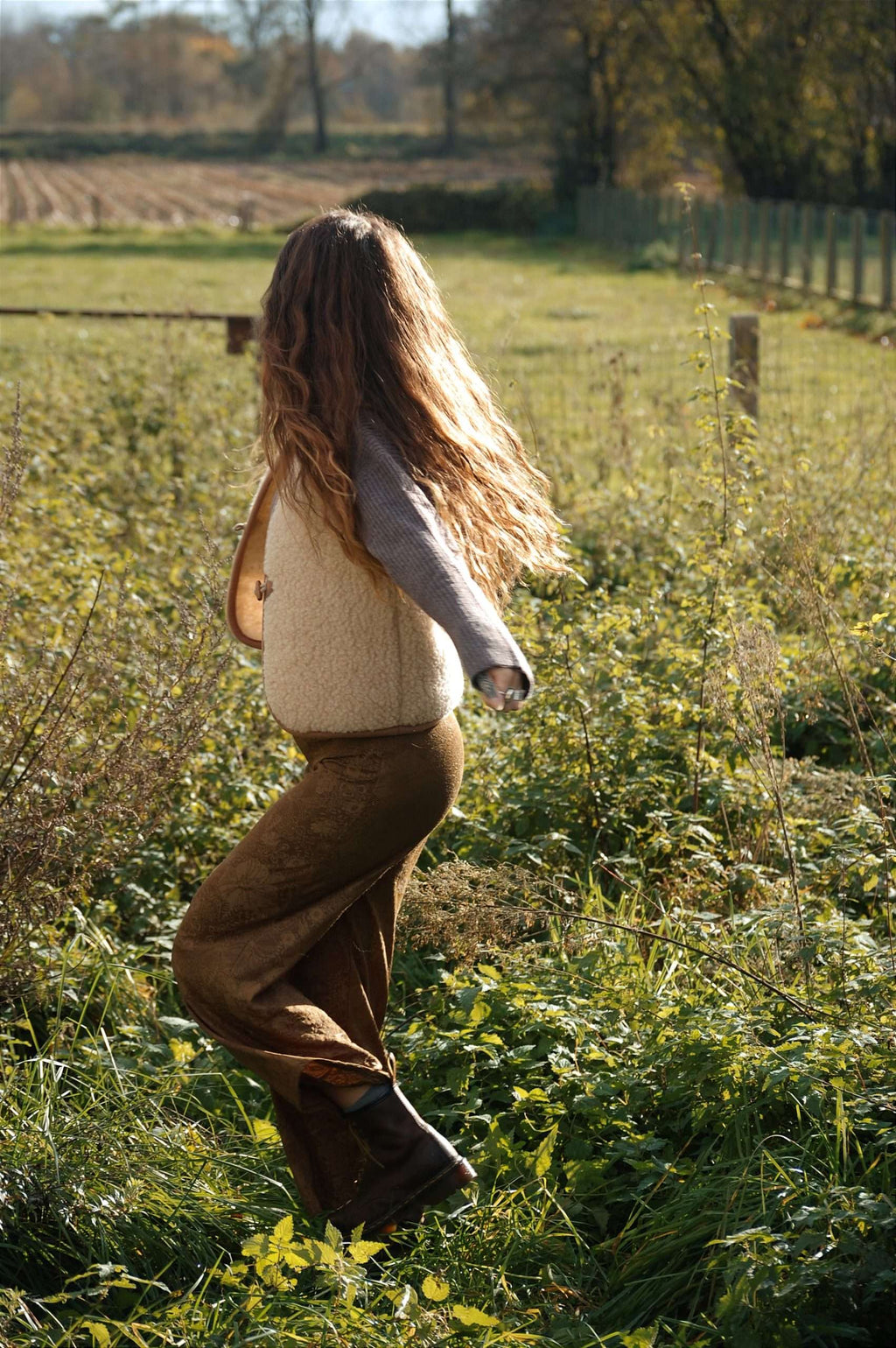 Wollen Bodywarmer - Macchiato Shorty