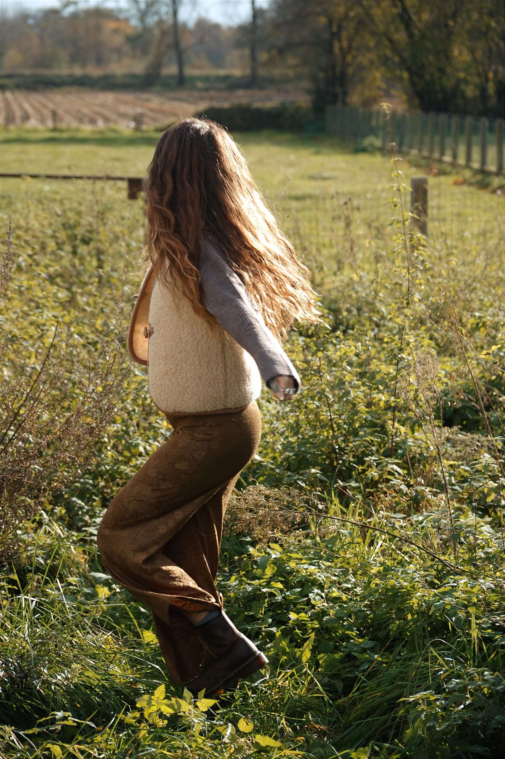 Wollen Bodywarmer - Macchiato Shorty