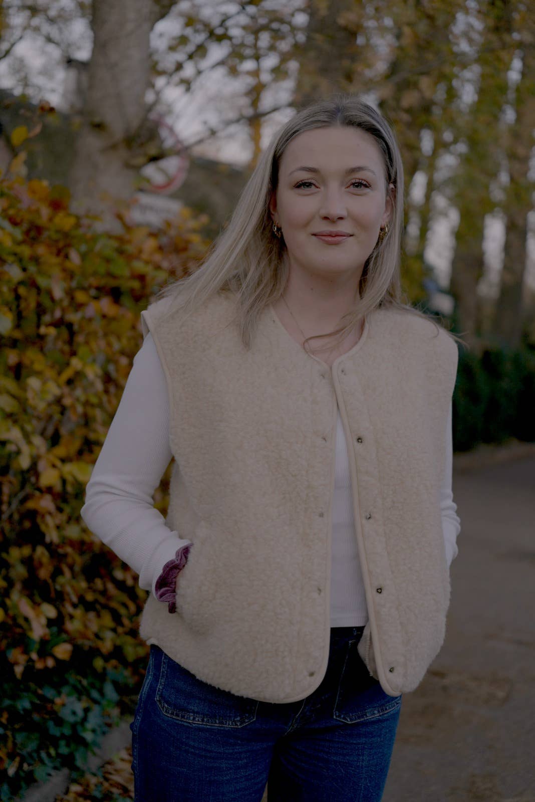 Wollen Bodywarmer - Nova Latte