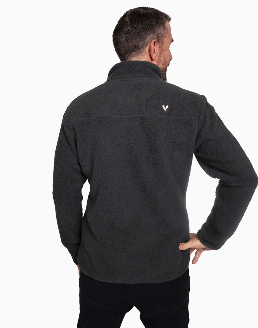 Herren Sherpa Fleece Jacke