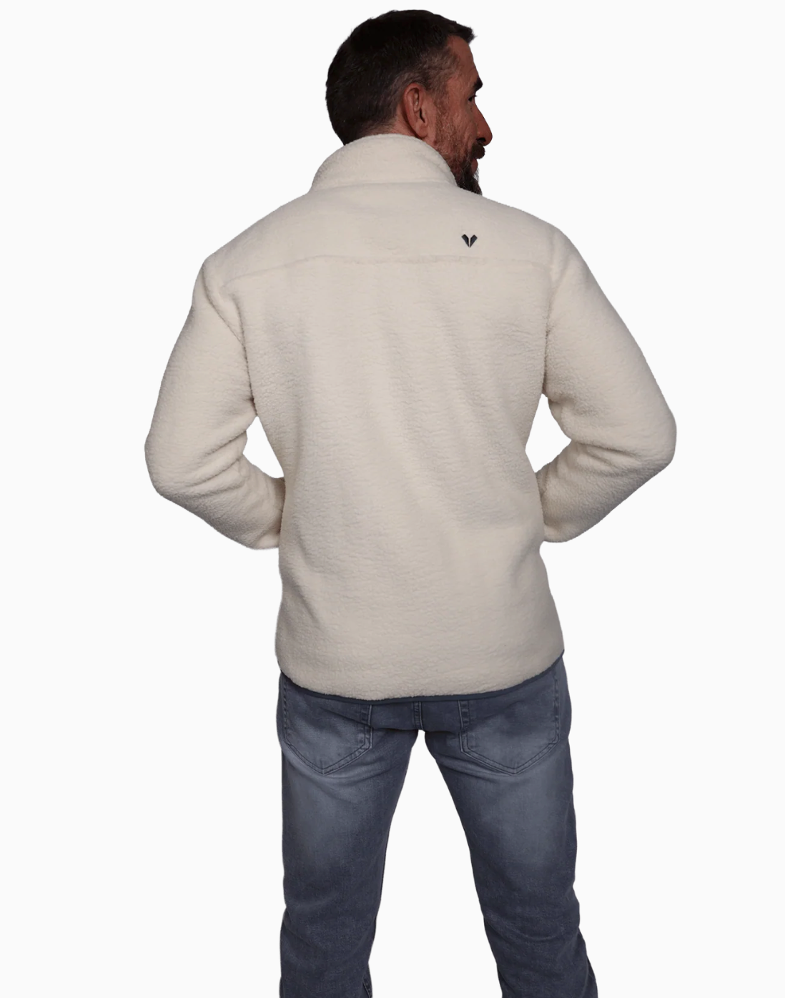 Herren Sherpa Fleece Jacke