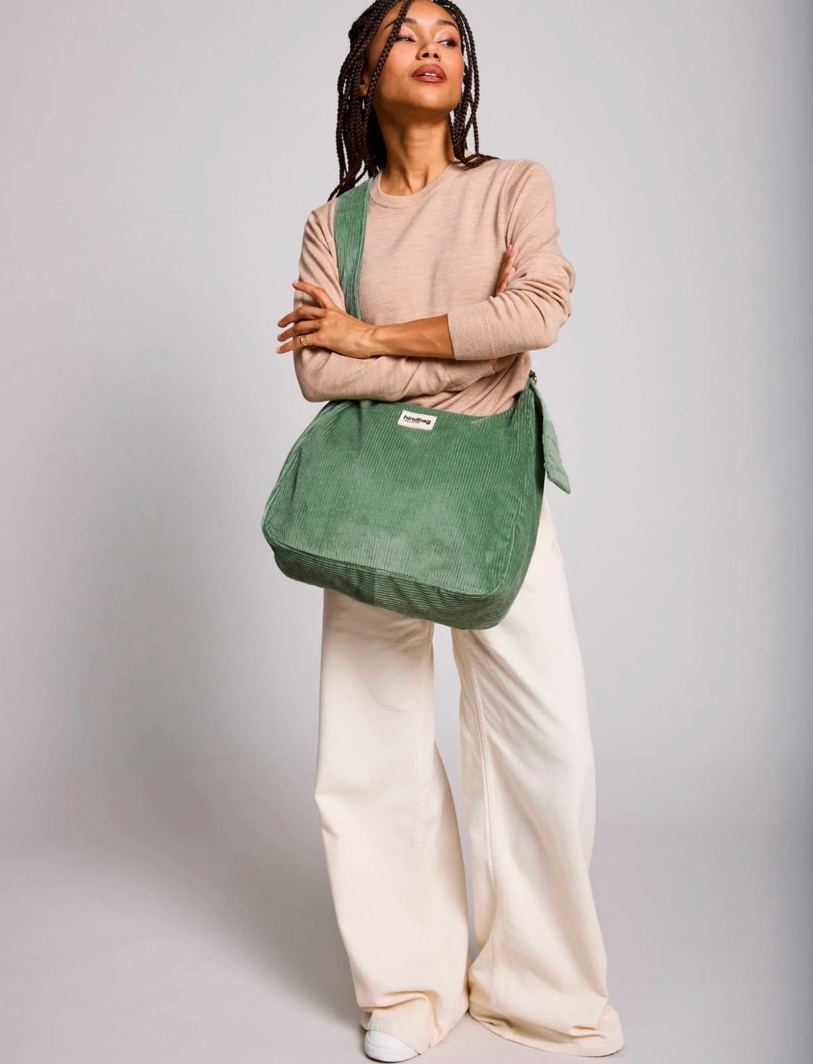 Claire grün Hobo-Tasche