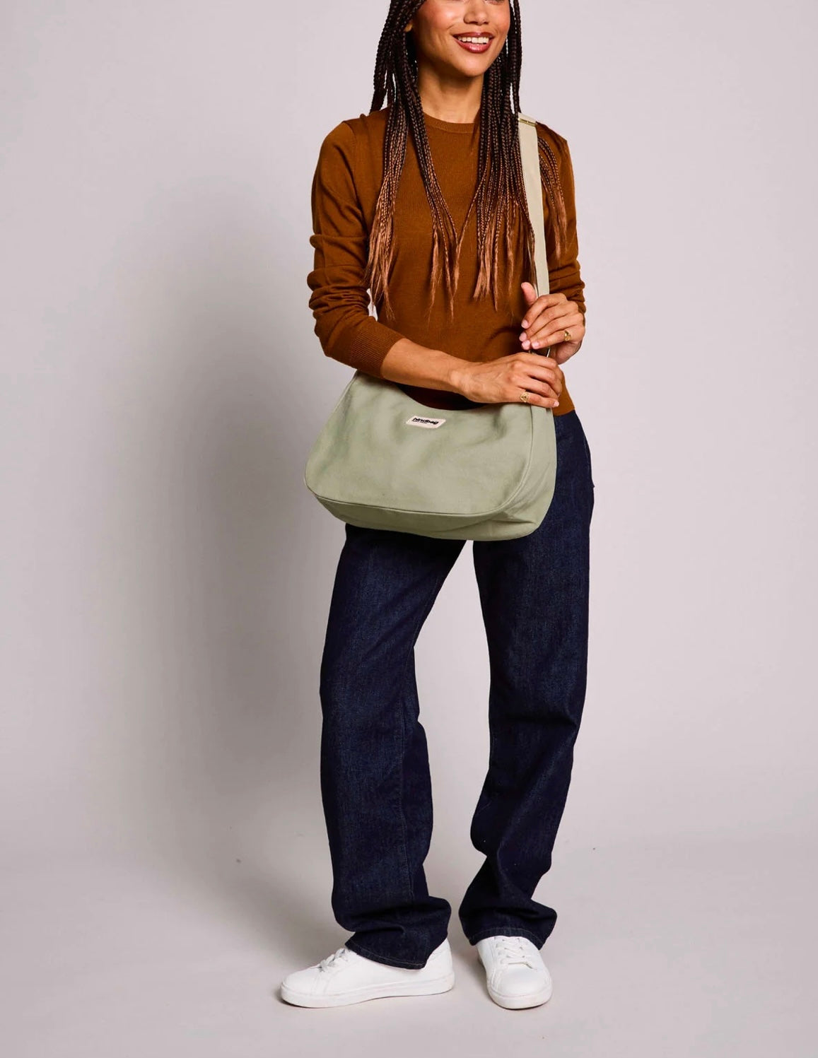 Rosa Tasche grün