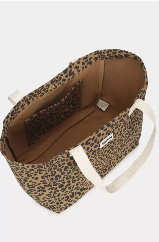 Claude Leopard Einkaufstasche