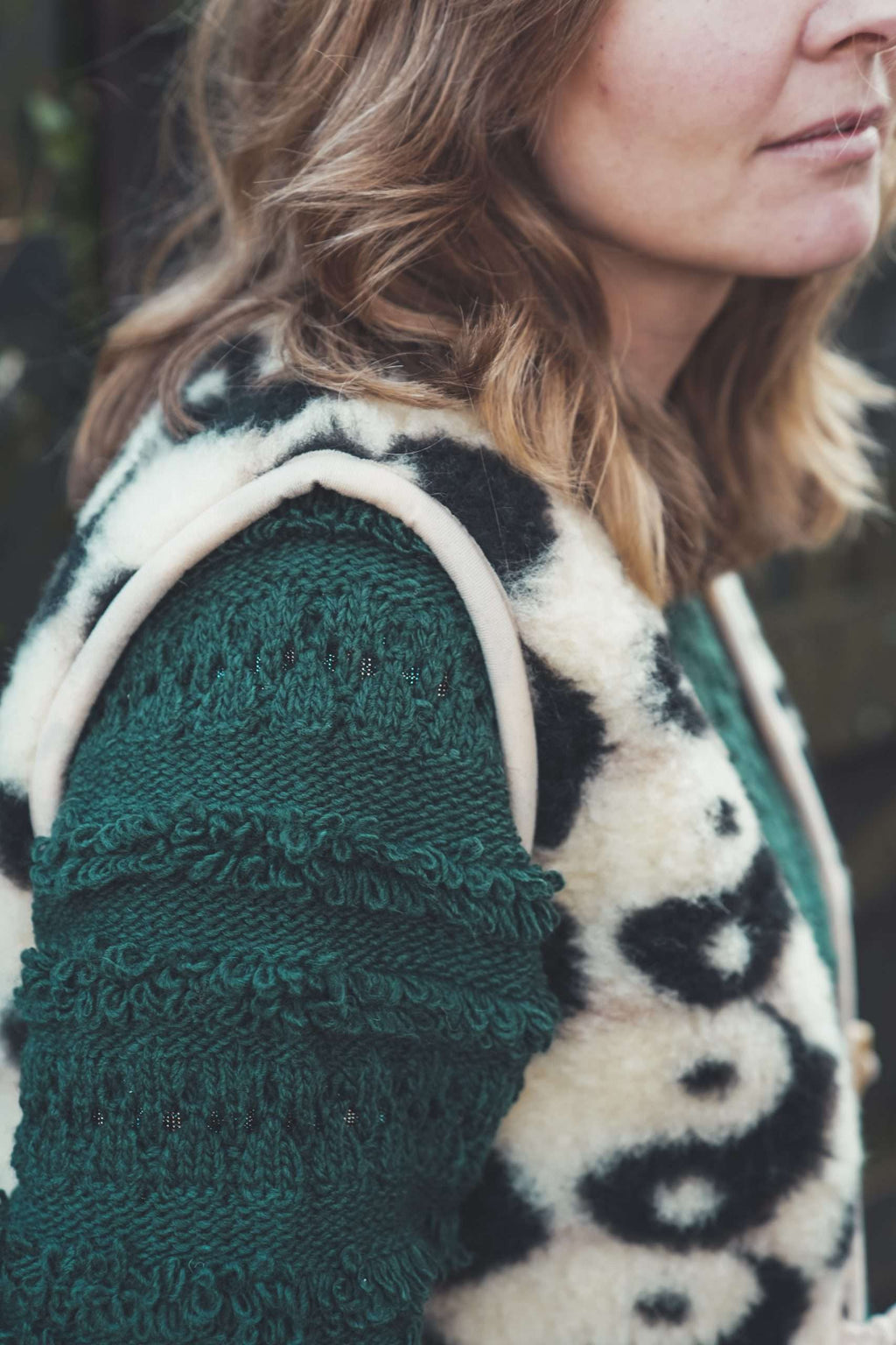 Wollen Bodywarmer - Yin Yang Shorty