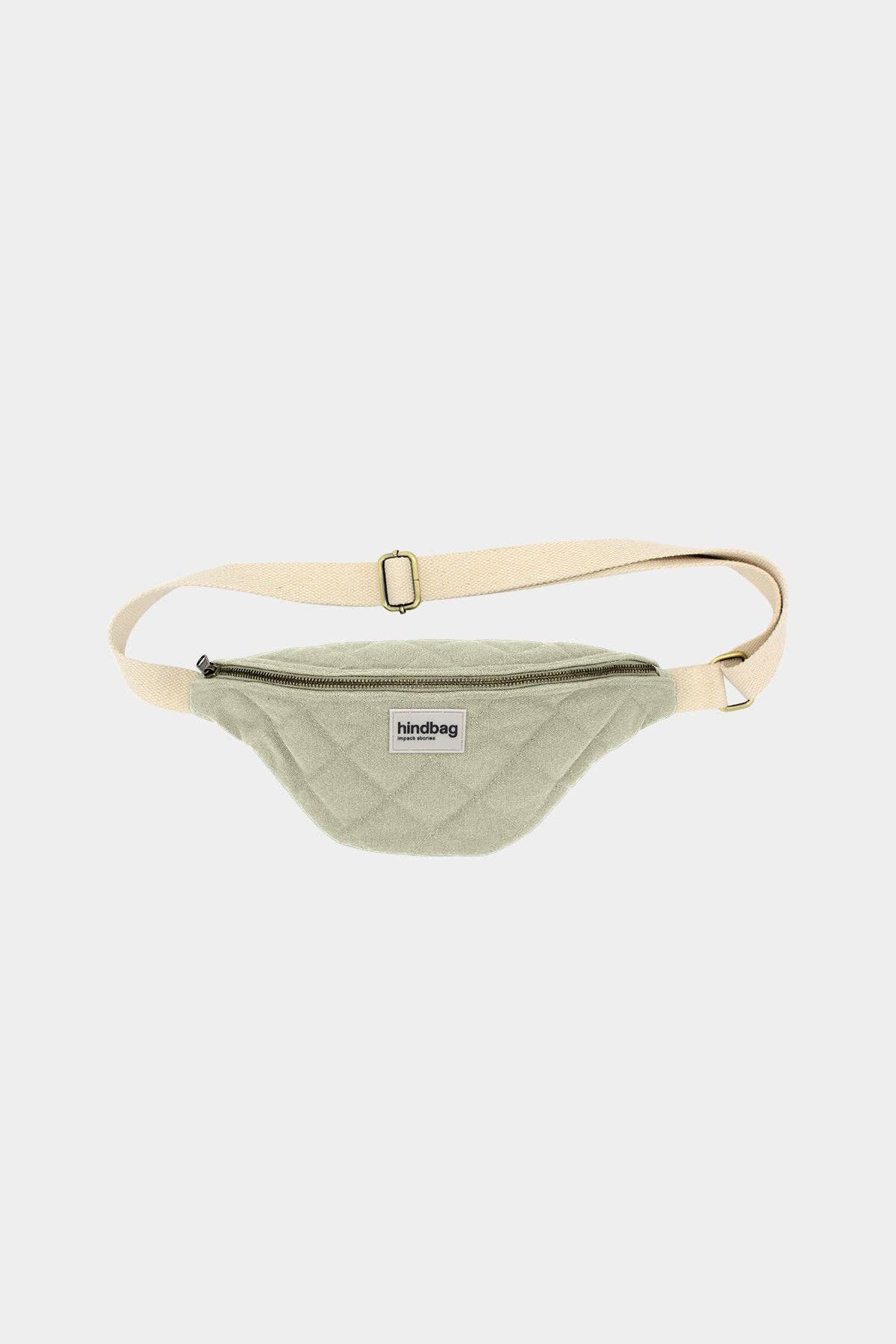 Gesteppte Gürteltasche Olivia Tonerdegrün